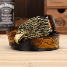 Load image into Gallery viewer, DINISITON Men&#39;s Eagle head crafted belt