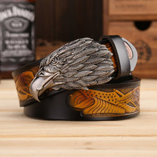 Load image into Gallery viewer, DINISITON Men&#39;s Eagle head crafted belt