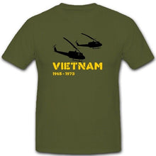 Load image into Gallery viewer, Vietnam Military Helicopter Bell 1965 - 1973 T-Shirt
